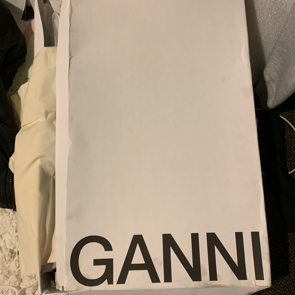 BRAND NEW GANNI Western croc leather knee boots 37 - Picture 5 of 7